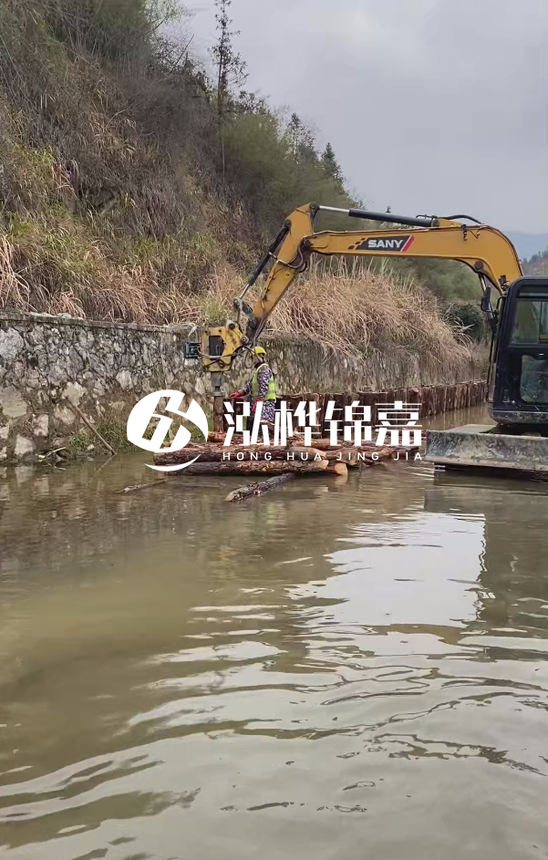 河道松木樁一天用多少根-松木樁能處理多厚的淤泥？