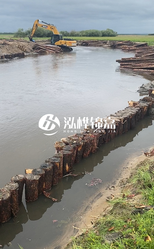 4米松木樁能用于圍堰工程嗎？4 米松木樁打樁深度要多少？
