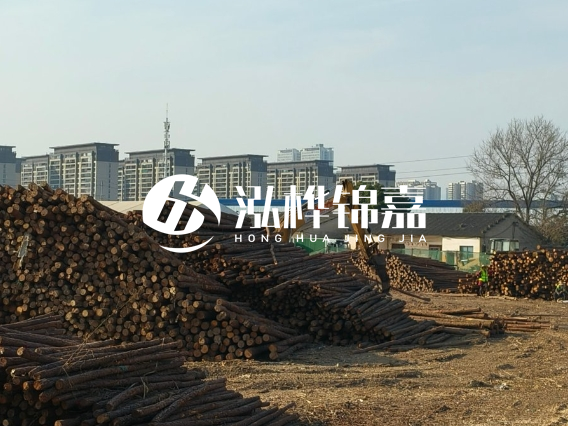 河南松木樁廠家泓樺錦嘉-松木樁直徑是小頭還是大頭？