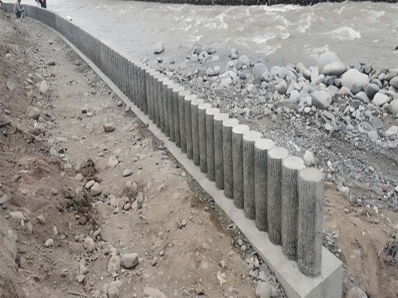 水泥仿木樁施工隊(duì)泓樺錦嘉 - 水泥圓樁適合用于哪些工程？